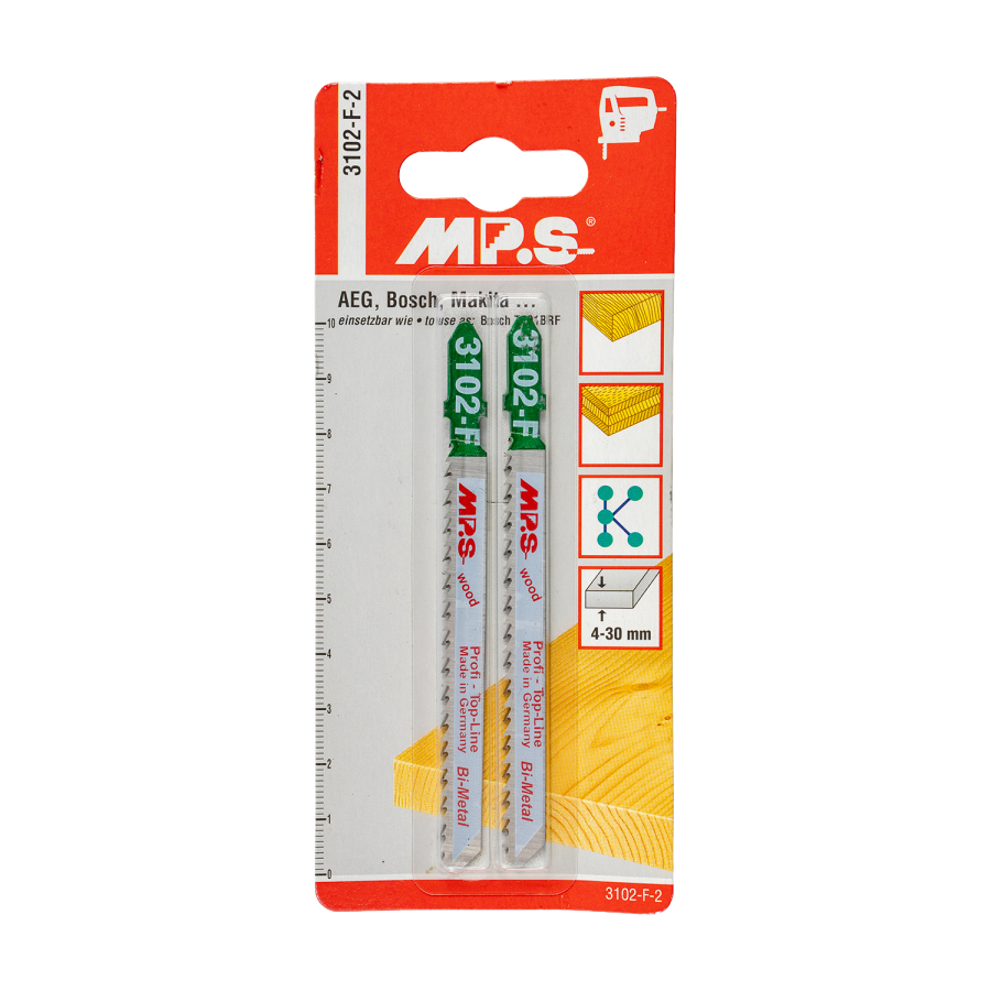 (image for) Jigsaw Blade Plastics T Sh.10tpi T101brf