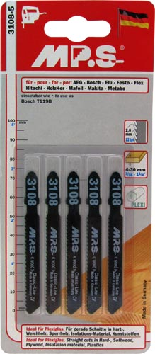 (image for) Jigsaw Blade 75mm 12tpi T-shank T119b