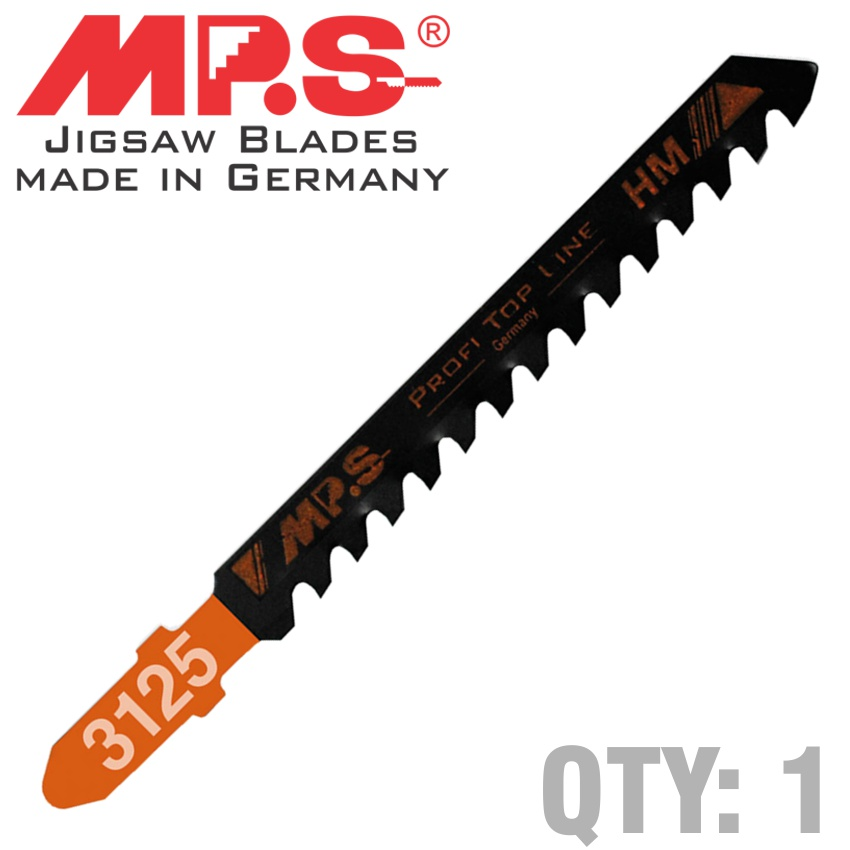 (image for) Jigsaw Blade Tungsten Tip T-shank 6tpi 100mm 1/pack T141hm