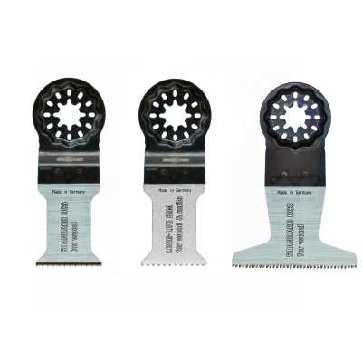 (image for) Mps Oscillating Saw Blade 3pc Set Mix Wood Starlock