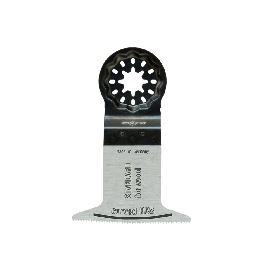 (image for) Mps Oscillating Cv Curved Saw Blade Wood 65mm Hcs Starlock