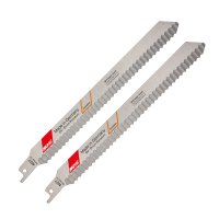 (image for) Sabre Saw Wave Blade Cork, Rubber, Fibre Board 205mm 2/pack