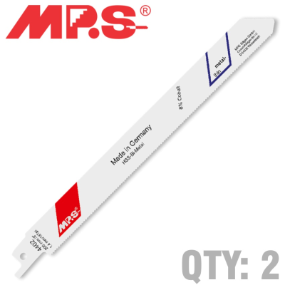 (image for) Sabre Saw Blade Bi-metal 200mm 18 Tpi 2/pack