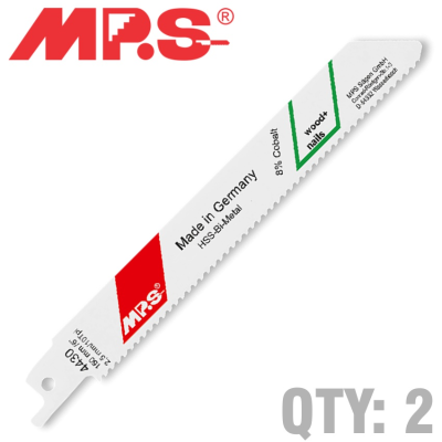 (image for) Sabre Saw Blade 10tpi 150 X 130mm Metal 2/pk