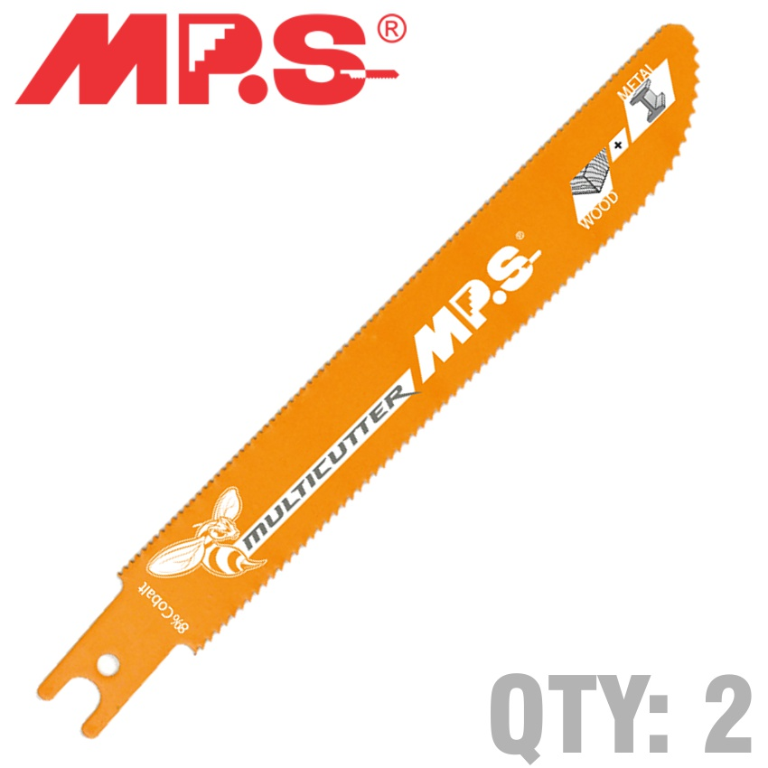 (image for) Sabre Saw Metal&s/s 150mm Multicutter U-shank 14&18tpi 2/pk