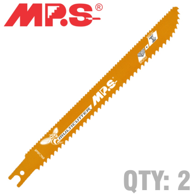 (image for) Sabre Saw Softwood 200mm Multicutter U-shank 6&10tpi 2/pk