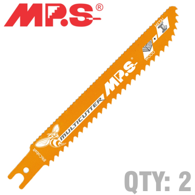 (image for) Sabre Saw Metal&wood 150mm Multicutter U-shank 6&10tpi 2/pk