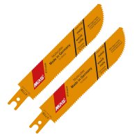 (image for) Sabre Saw Metal&wood 130mm Multicutter U-shank 14tpi 2/pk