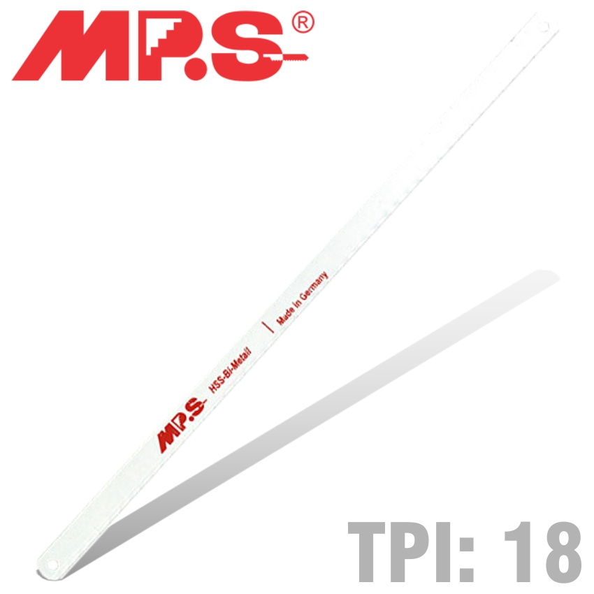 (image for) Hacksaw Blade Hss Bi-metal 18t X 300mm For All Metal Cutt