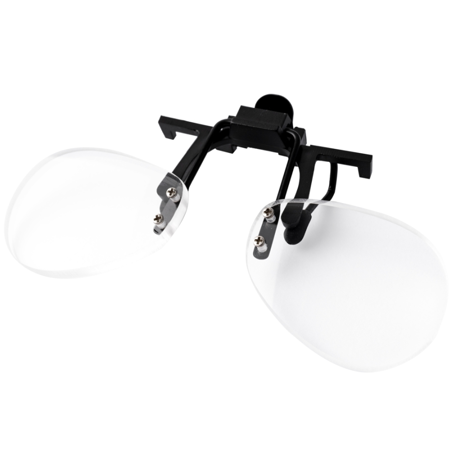 (image for) Multi-Sharp Flip & Focus Clip-On Magnifier 2.5x In Plastic Sleeve