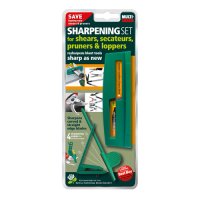 Multi-Sharp Garden Tool Sharpening Kit 2pc for Shears, Scissors, Secateurs, Pruners & Loppers (image for) Multi-Sharp Garden Tool Sharpening Kit 2pc for Shears, Scissors, Secateurs, Pruners & Loppers