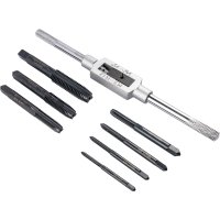 (image for) Hss Taps M3 - M12 & Tap Wrench 8pc Carded Set Mm