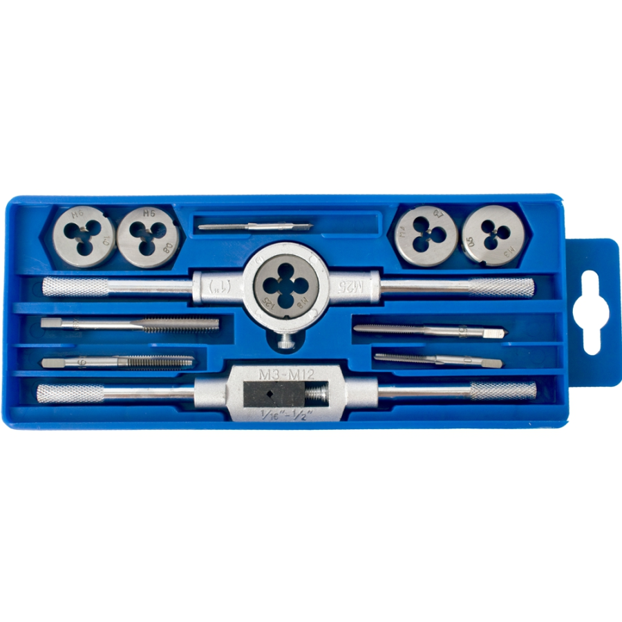 (image for) 12pc Ws Tap & Die Set - Plastic Case
