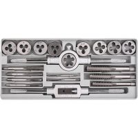 20 Piece Imperial Tap & Die Set In Plastic Case (image for) 20 Piece Imperial Tap & Die Set In Plastic Case