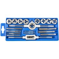 Tap & Die Set 20pce In Plastic Case (image for) Tap & Die Set 20pce In Plastic Case