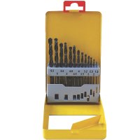 Drill Bit Set 13pce Roll Forged Metal Case (image for) Drill Bit Set 13pce Roll Forged Metal Case
