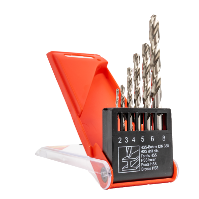 (image for) Drill Bit Set 6pc Hss Ground 2-8mm