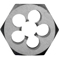 (image for) HSS Hex Die M12 x 1.75mm 1 Inch 5 Flute