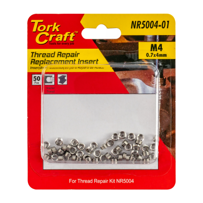 (image for) Thread Repair Kit M4 X 0.7 X1.0d Repl. Inserts For Nr5004