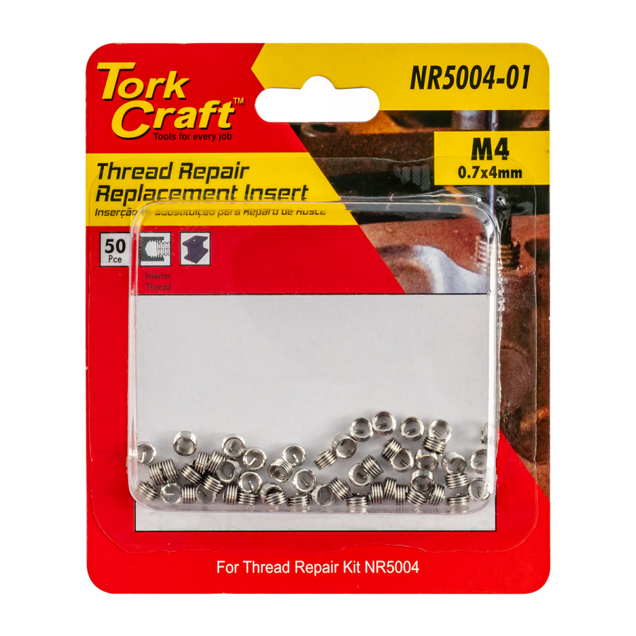 (image for) Thread Repair Kit M4 X 0.7 X1.0d Repl. Inserts For Nr5004