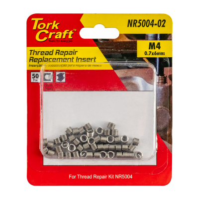(image for) Thread Repair Kit M4 X 0.7 X1.5d Repl. Inserts For Nr5004