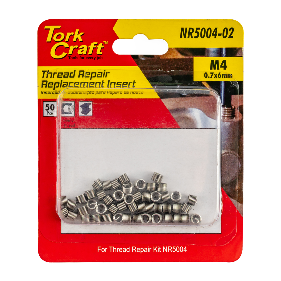 (image for) Thread Repair Kit M4 X 0.7 X1.5d Repl. Inserts For Nr5004