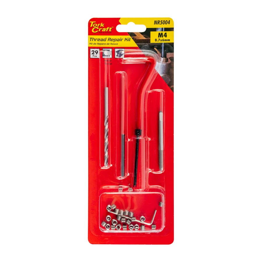 (image for) Thread Repair Kit 29pc M4 X 0.7 X 1.5d Internal Thread Carded