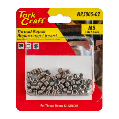 (image for) Thread Repair Kit M5 X 0.8 X 1.5d Repl. Inserts For Nr5005
