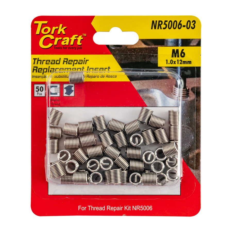 (image for) Thread Repair Kit M6 X 1.0 X 2.0d Repl. X50 Inserts For Nr5006