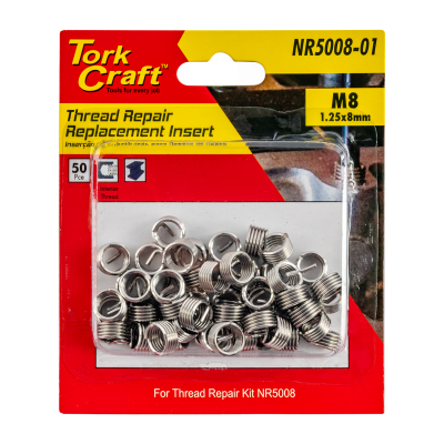 (image for) Thread Repair Kit M8 X 1.25 X 1.0d Repl. Inserts For Nr5008