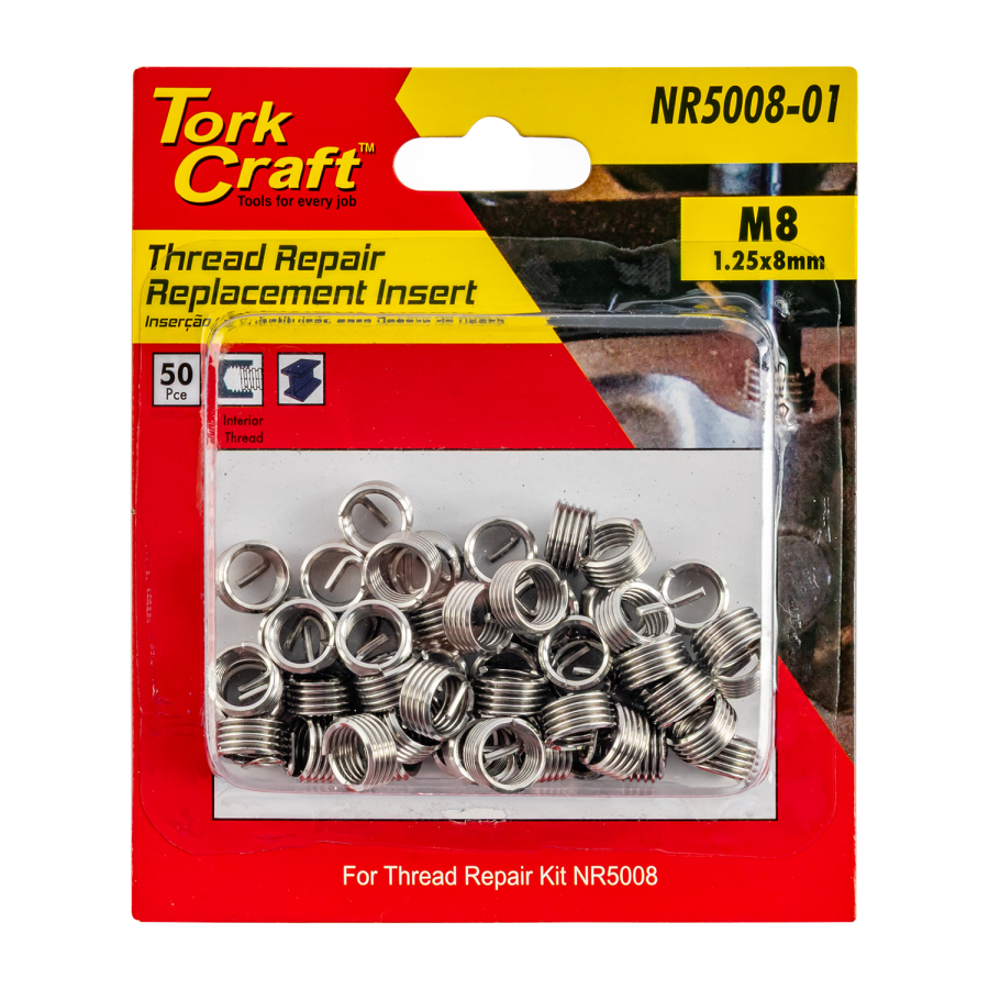 (image for) Thread Repair Kit M8 X 1.25 X 1.0d Repl. Inserts For Nr5008