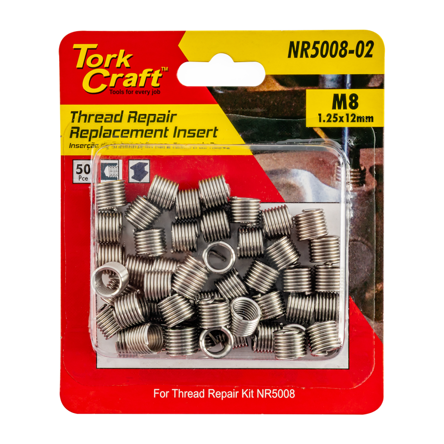 (image for) Thread Repair Kit M8 X 1.25 X 1.5d Repl. Inserts For Nr5008