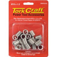 (image for) Tork Craft Replacement Inserts M10 X 1.5 X 20mm 2D 20pc for NR5010