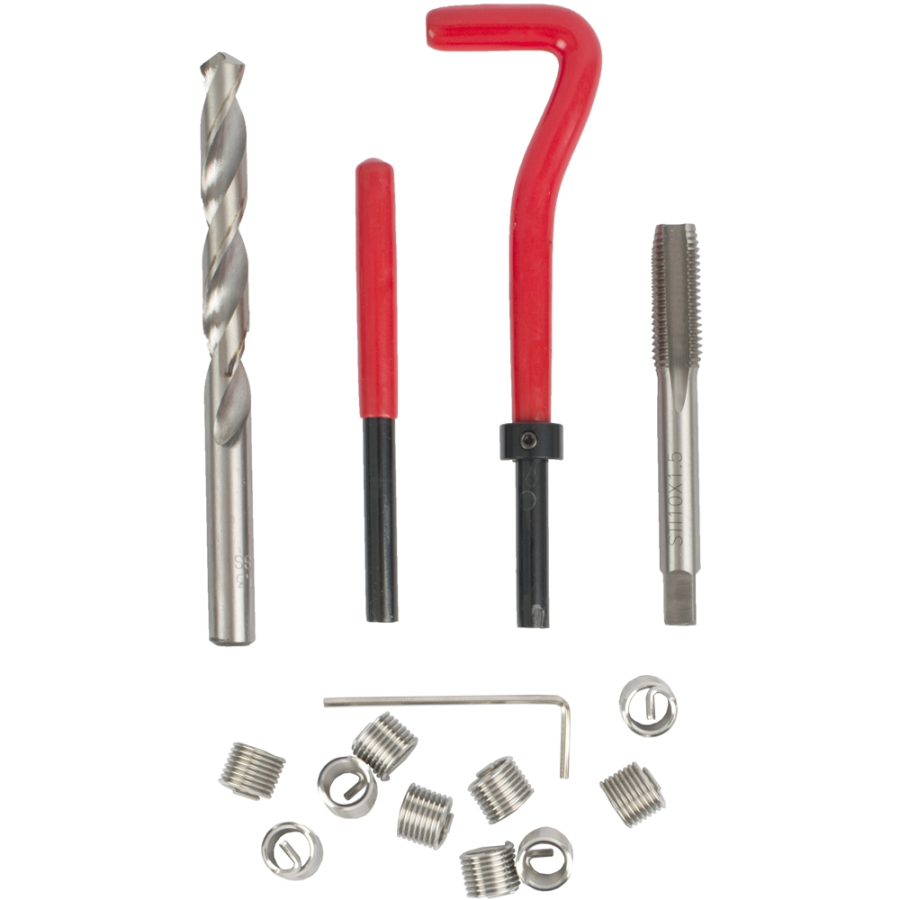 (image for) Thread Repair Kit 14pc M10 X 1.5 X 1.5d Internal Thread Carded