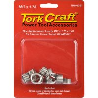 (image for) Tork Craft NR5012-01 Replacement Inserts M12 X 1.75 X 12mm 1D 10pc