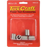 (image for) Tork Craft NR5012-03 Replacement Inserts M12 X 1.75 X 24mm 2D 5pc