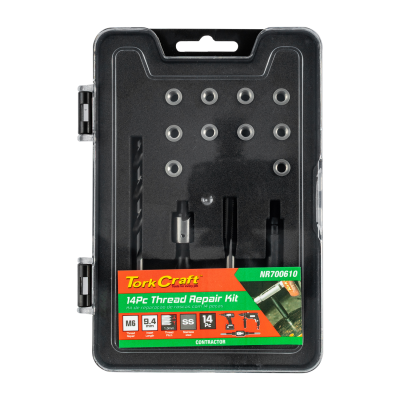 (image for) Thread Repair Kit 14pc M6 X 1.0 X 9.4mm Flange Insert