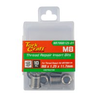 (image for) Repl. Insert 10pc M8 X 1.25 X 11.7mm S/steel For Nr7008125