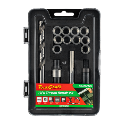 (image for) Thread Repair Kit 14pc M12 X 1.25 X 15mm Flange Insert