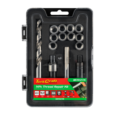 (image for) Thread Repair Kit 14pc M12 X 1.75 X 16.2mm Flange Insert