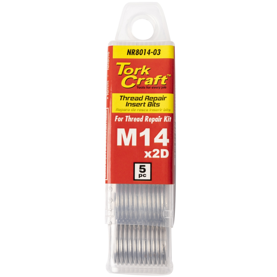 (image for) Thread Repair Kit M14 X 2d Replacement Inserts 5pce