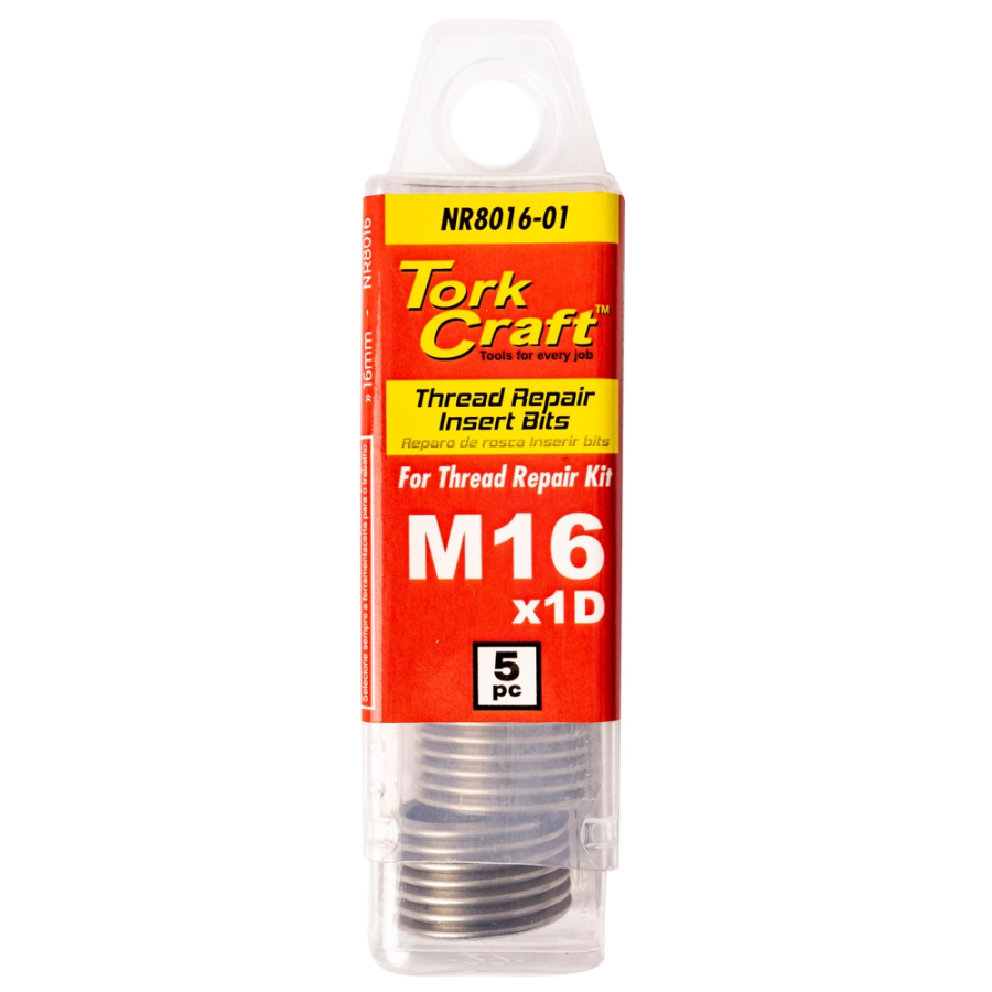 (image for) Thread Repair Kit M16 X 1d Replacement Inserts 5pce