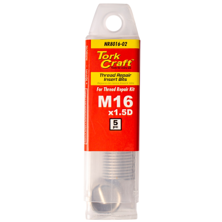 (image for) Thread Repair Kit M16 X 1.5d Replacement Inserts 5pce