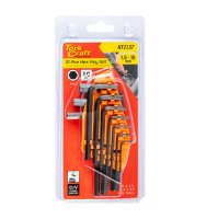 (image for) 10pc Hex Allen Key Set 1.5-10mm Carded Cr-v