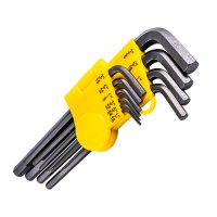 (image for) 10pc Hex L-wrench Set Imperial 1/16,5/64, 3/32,1/8,5/32,3/16,7/32,1/4