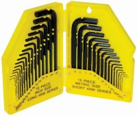 (image for) 30pc Allen Key Set 0.7-10 Metric & Imperial Sizes In Plastic Case