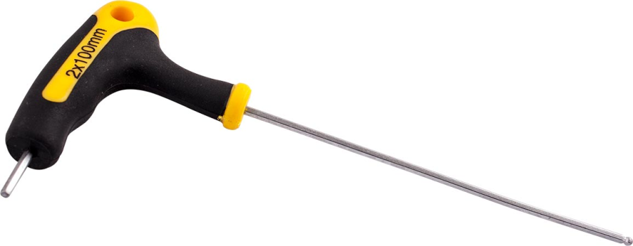 (image for) Ball Point T Handle Hex Allen Key 2.5mm X 100mm