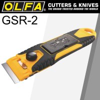 Olfa Compact Slim Glass Scraper S/steel Blade 40mmx18mm Inc 6 Blades (image for) Olfa Compact Slim Glass Scraper S/steel Blade 40mmx18mm Inc 6 Blades