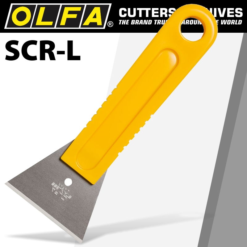 (image for) Olfa Scraper 60mm Sharp Edge Solid Blade