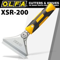 Olfa Heavy Duty Scraper 200mm With 0.8mm Blade And Safety Blade Cover (image for) Olfa Heavy Duty Scraper 200mm With 0.8mm Blade And Safety Blade Cover
